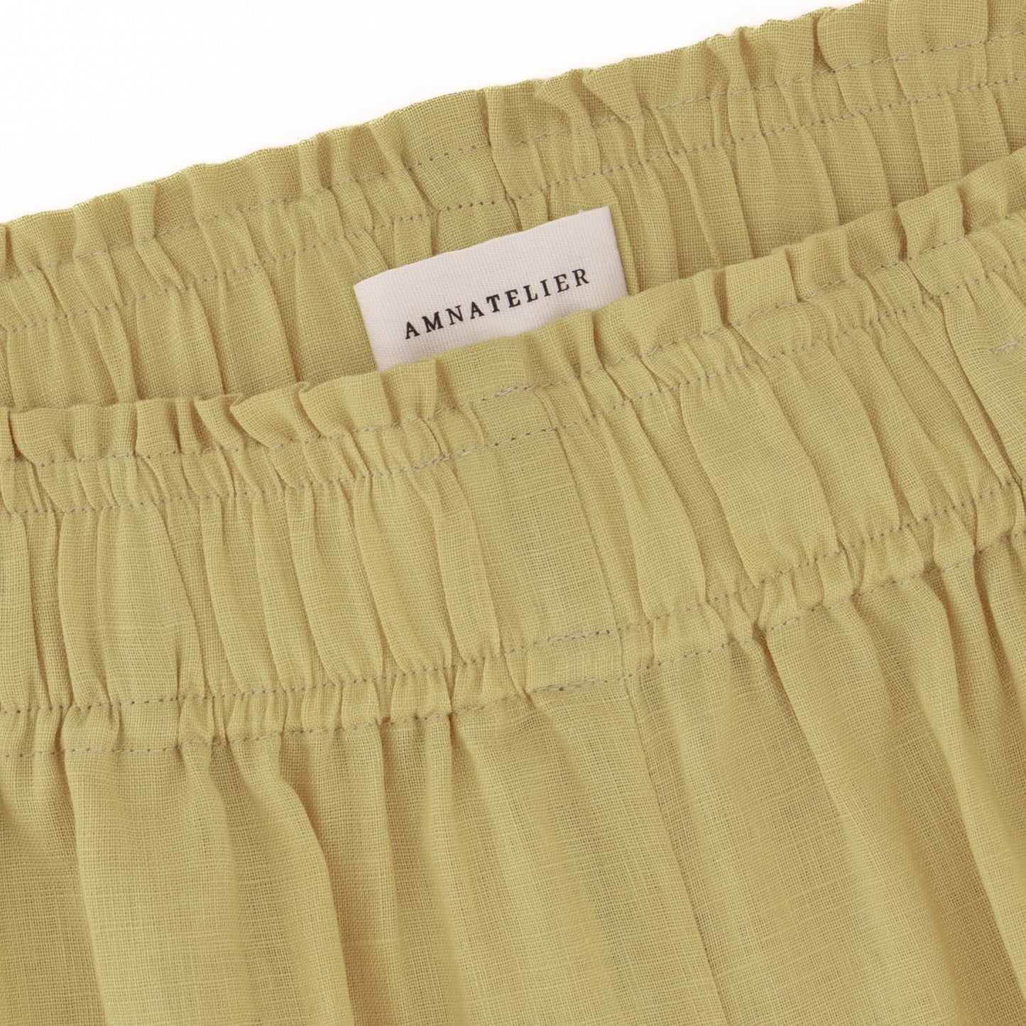 Wide Leg Linen Pants - Butter Yellow