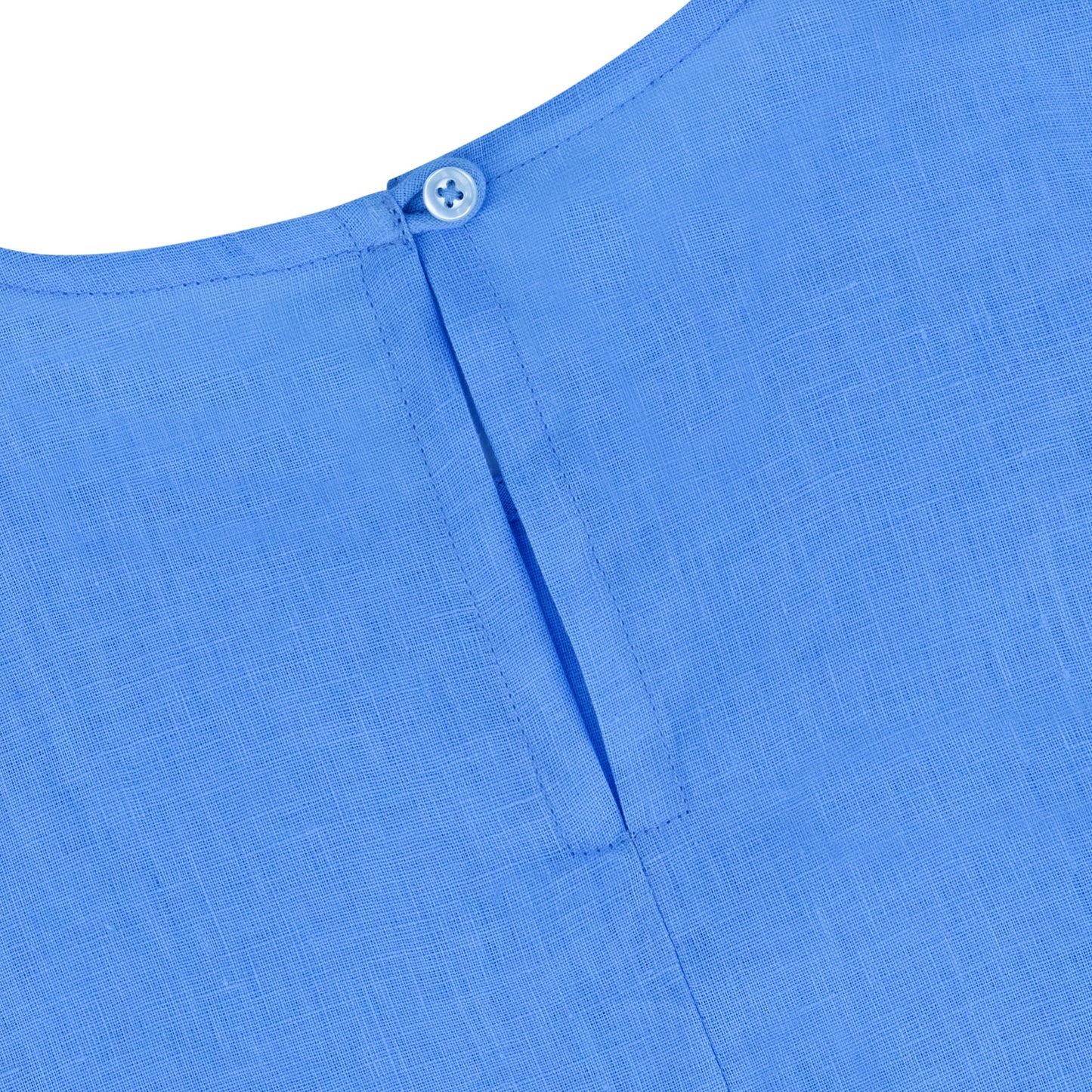 Sleeveless Linen Top - Sky Blue