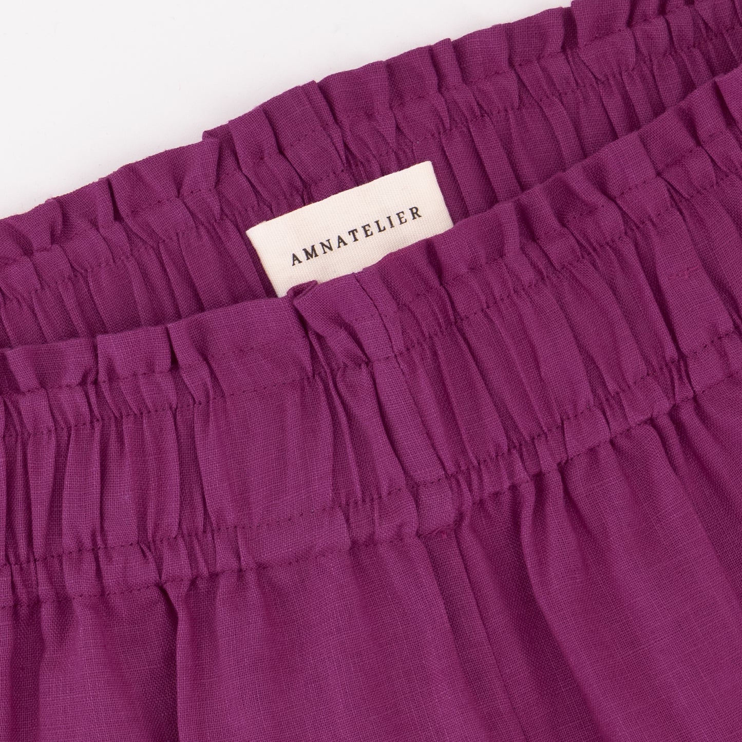 Wide Leg Linen Pants - Bouganville