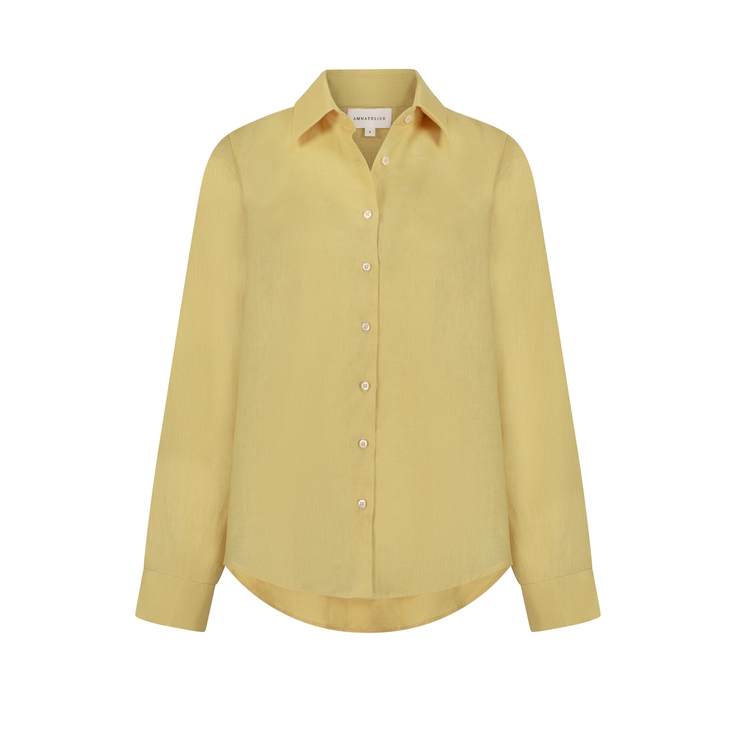 Maxi Linen Shirt - Butter Yellow