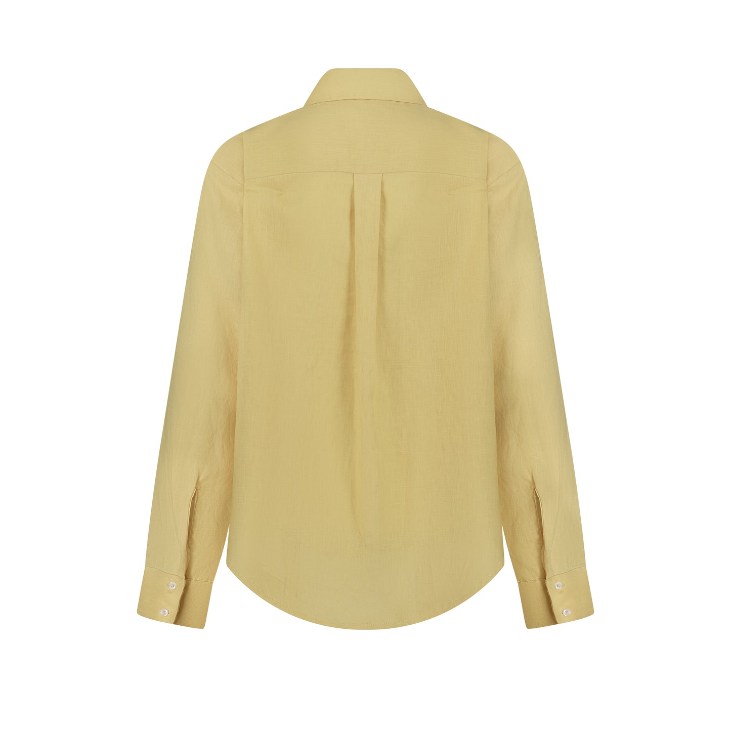 Maxi Linen Shirt - Butter Yellow