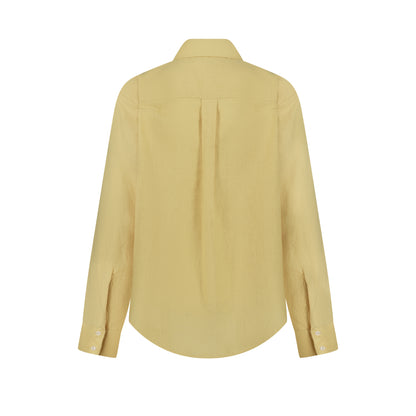 Maxi Linen Shirt - Butter Yellow