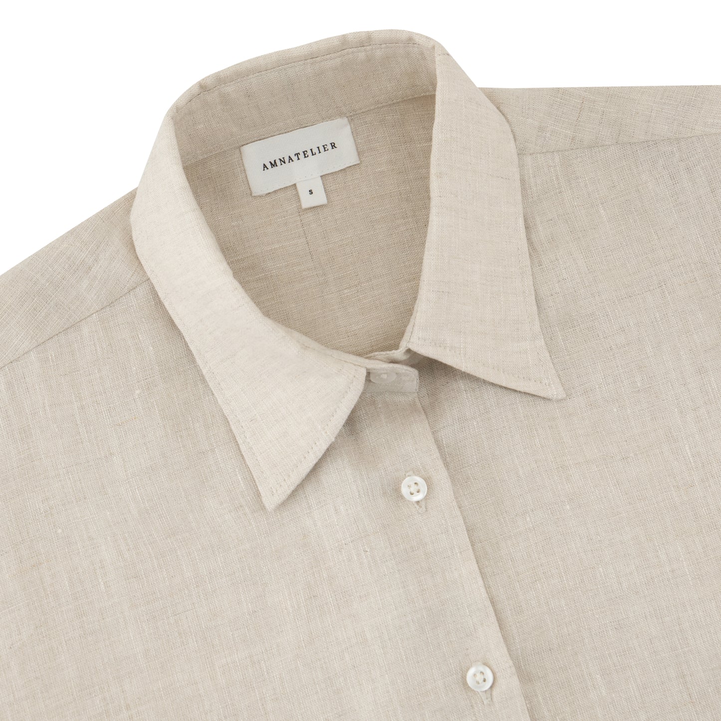 Maxi Linen Shirt - Natural Linen