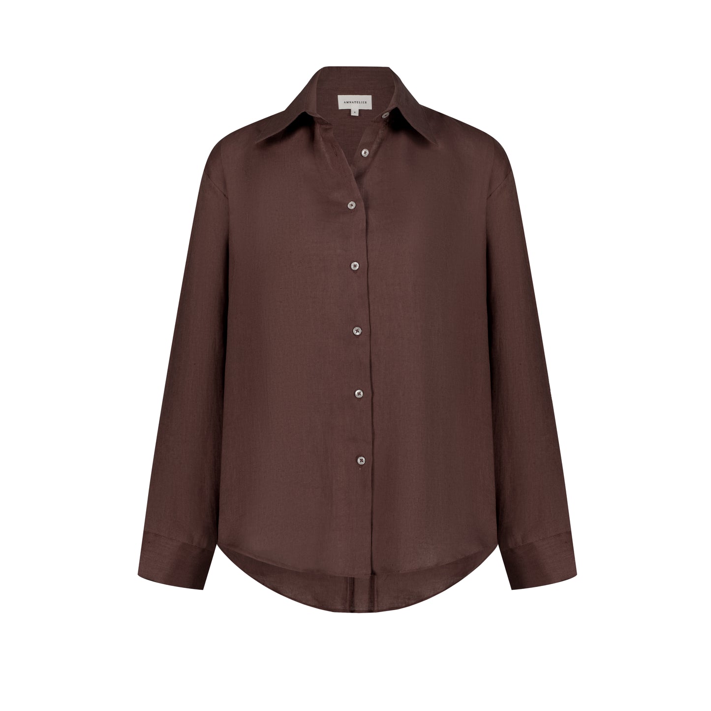 Maxi Linen Shirt - Mocha