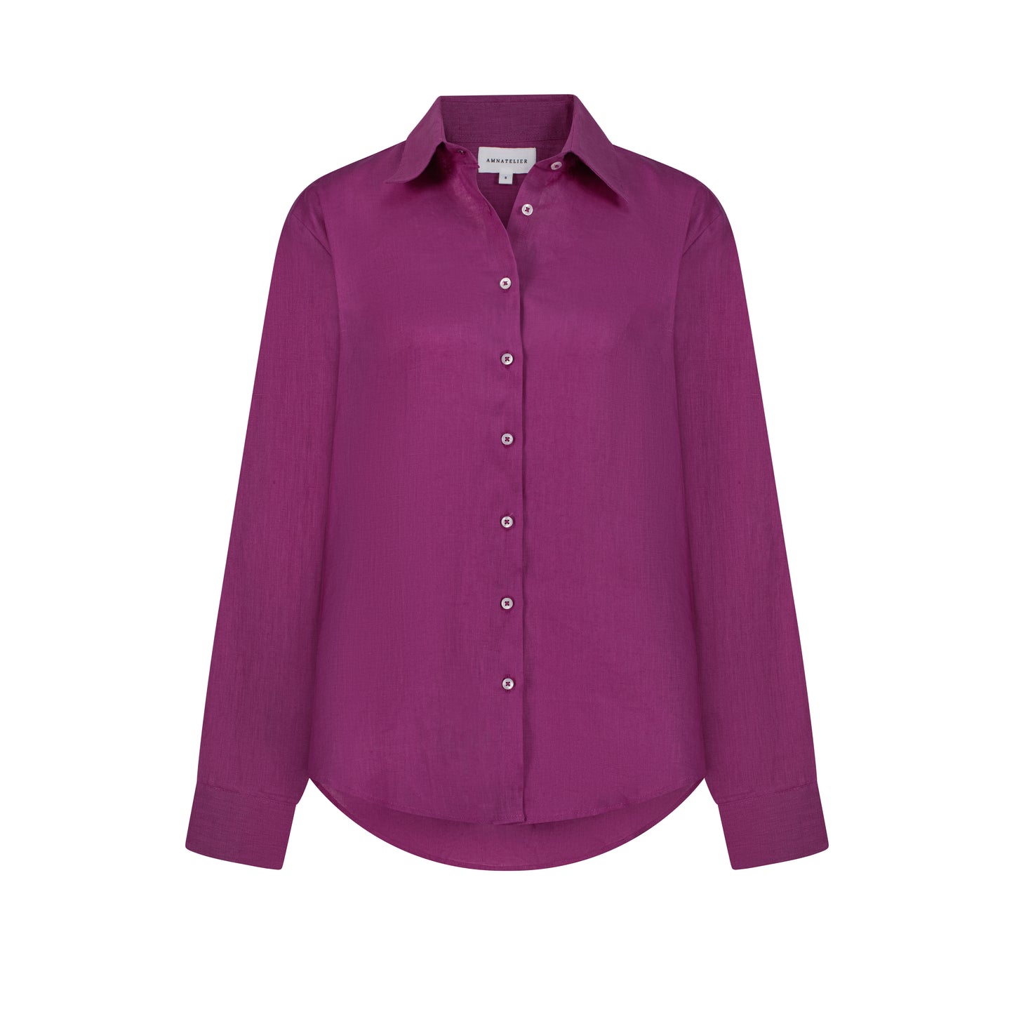 Maxi Linen Shirt - Bouganville