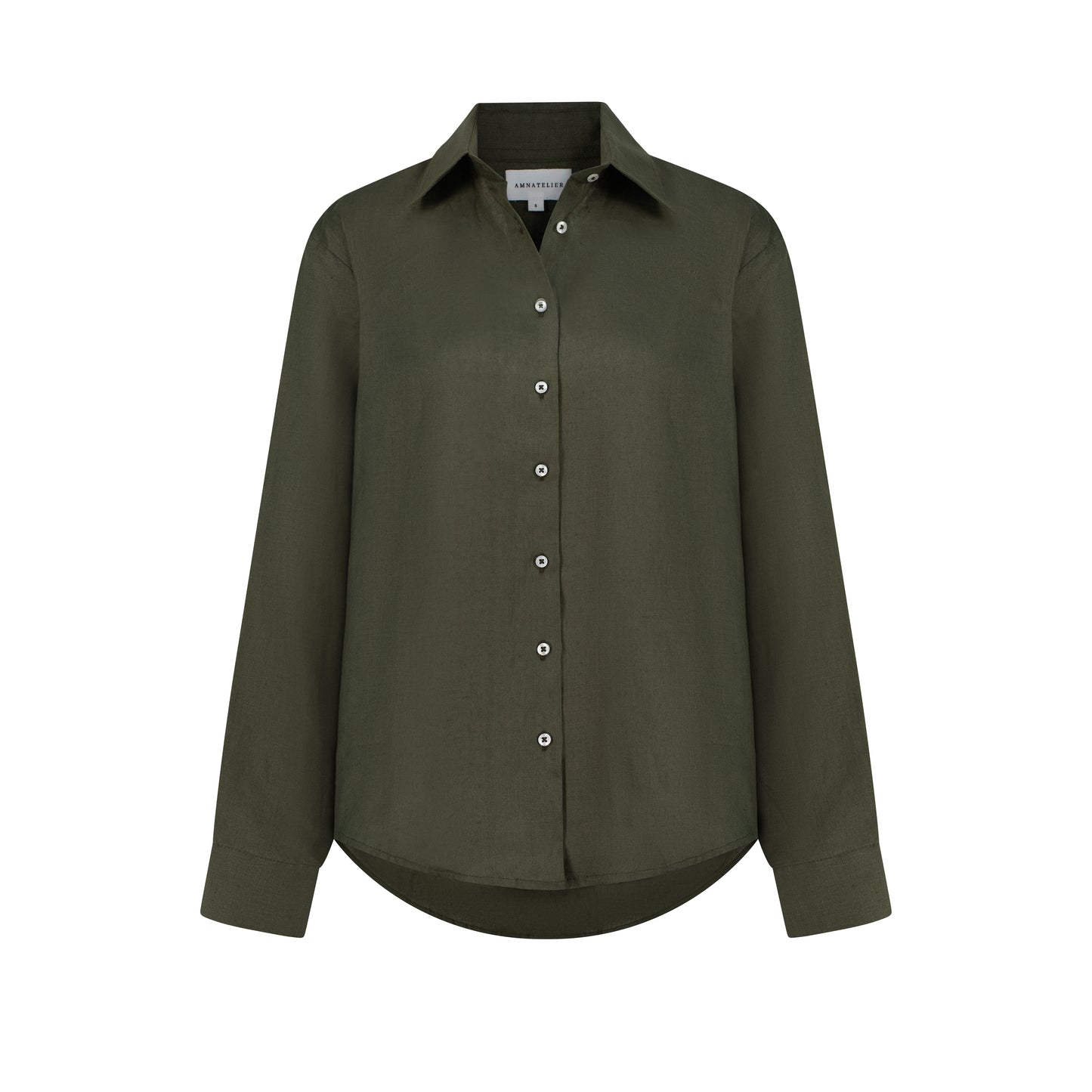Maxi Linen Shirt - Sage