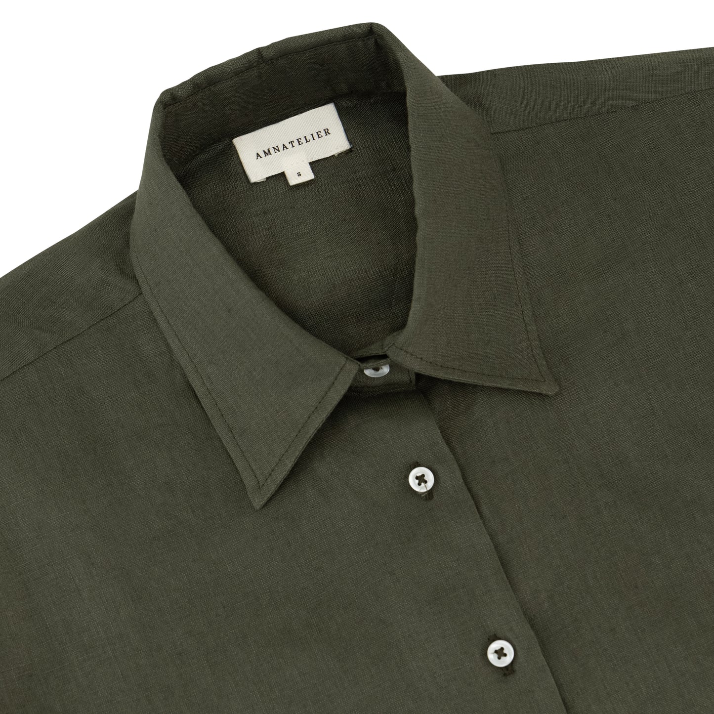 Maxi Linen Shirt - Sage