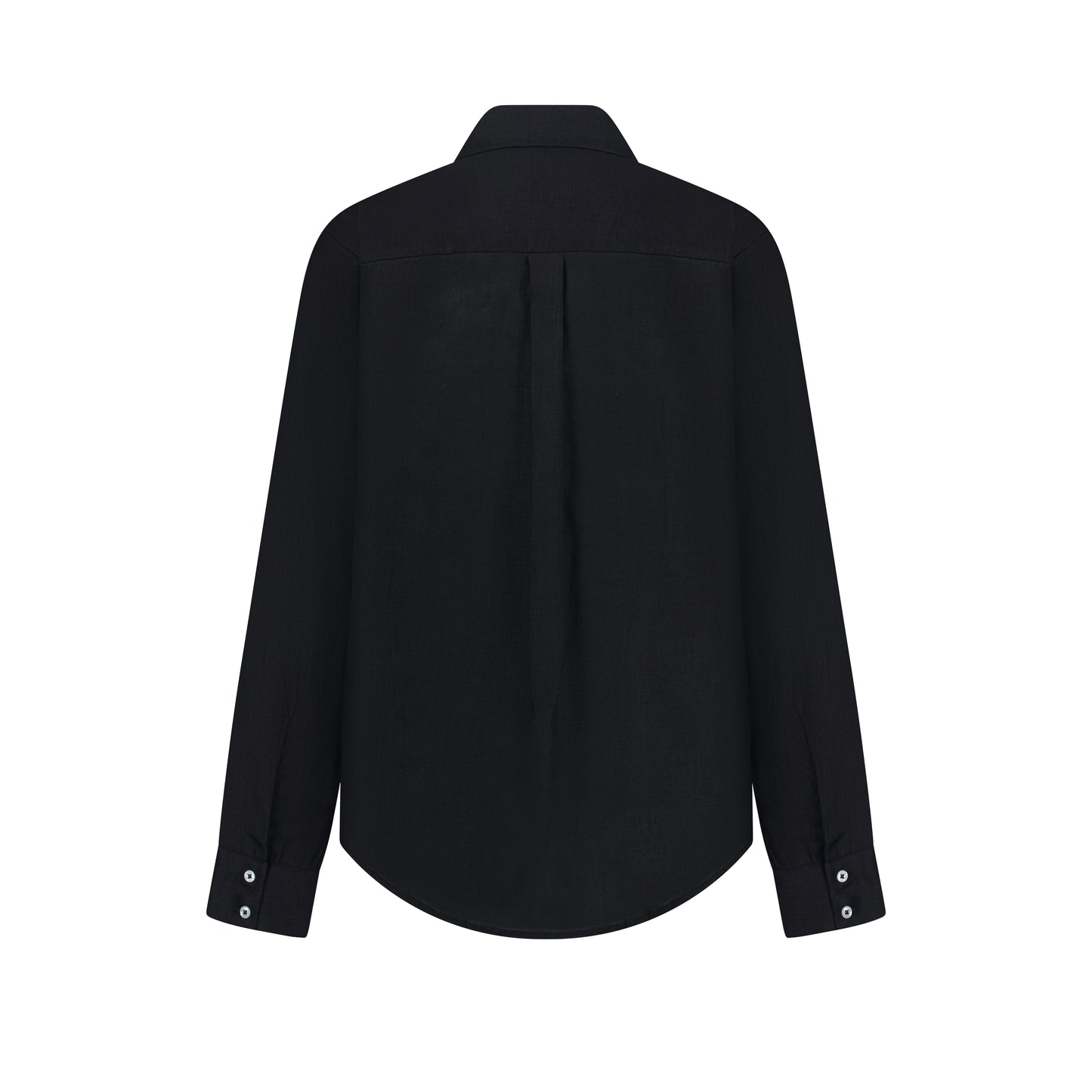 Maxi Linen Shirt - Black