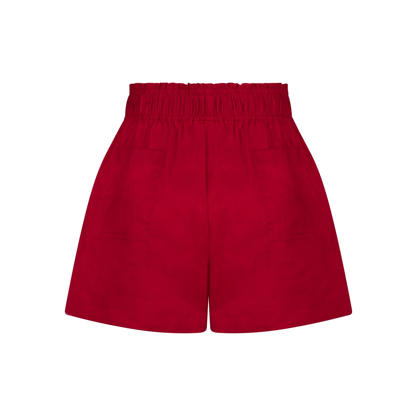 Cozy Linen Shorts - Passion Red