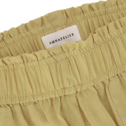 Cozy Linen Shorts - Butter Yellow