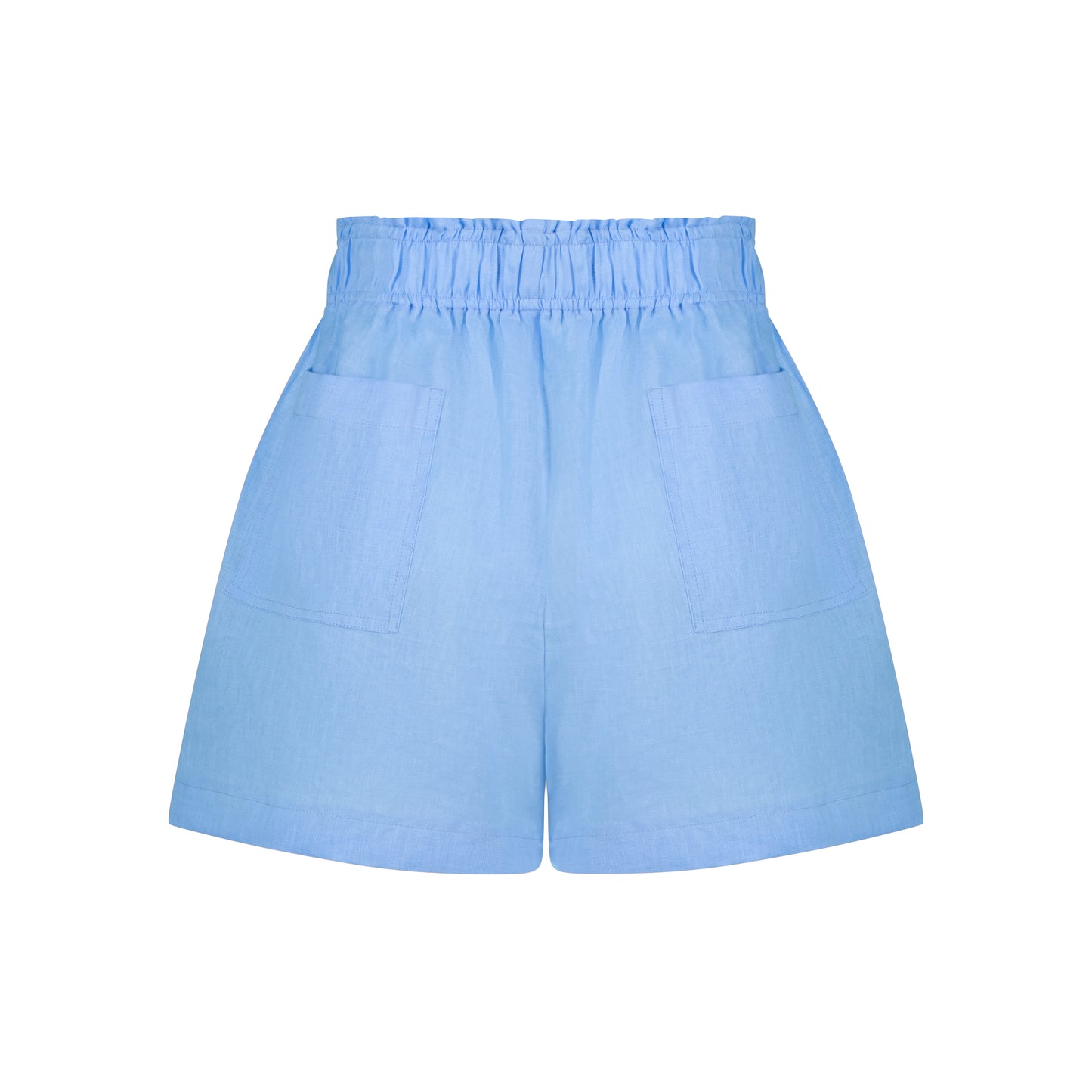 Cozy Linen Shorts - Light Pastel Blue