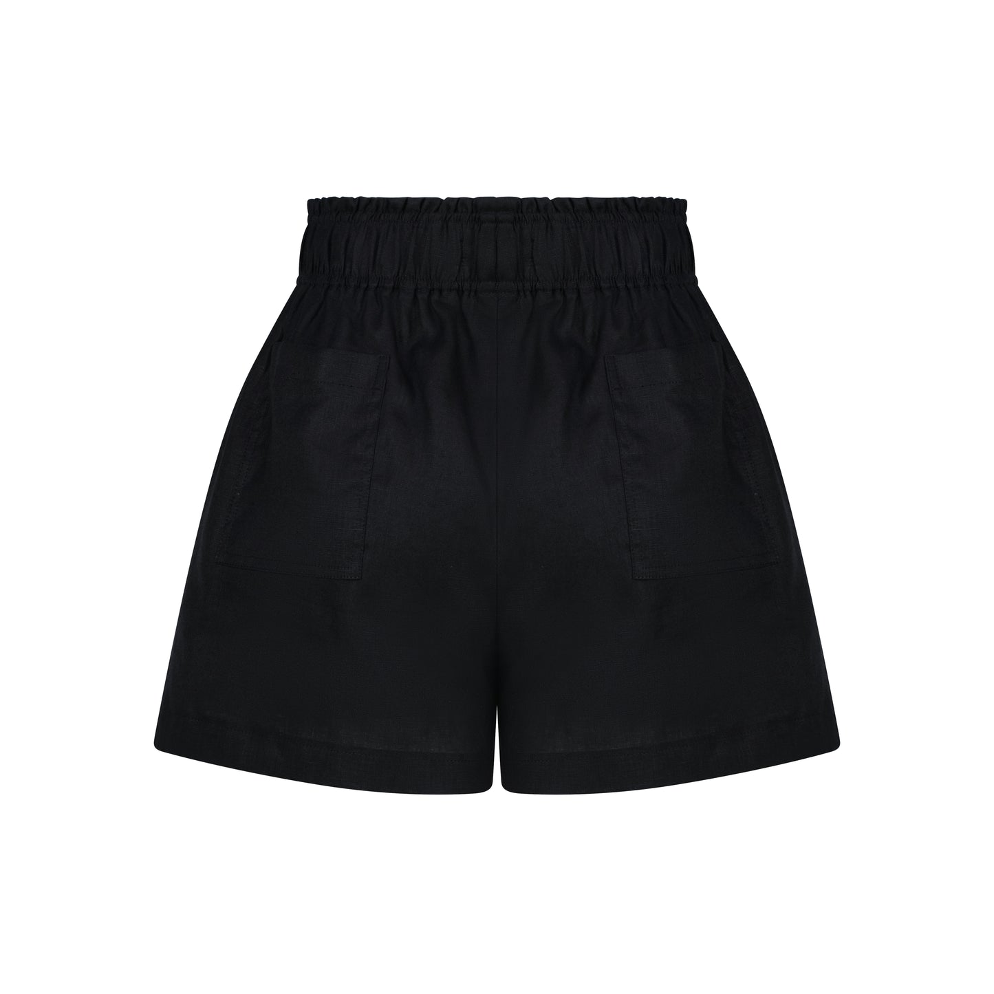 Cozy Linen Shorts - Black