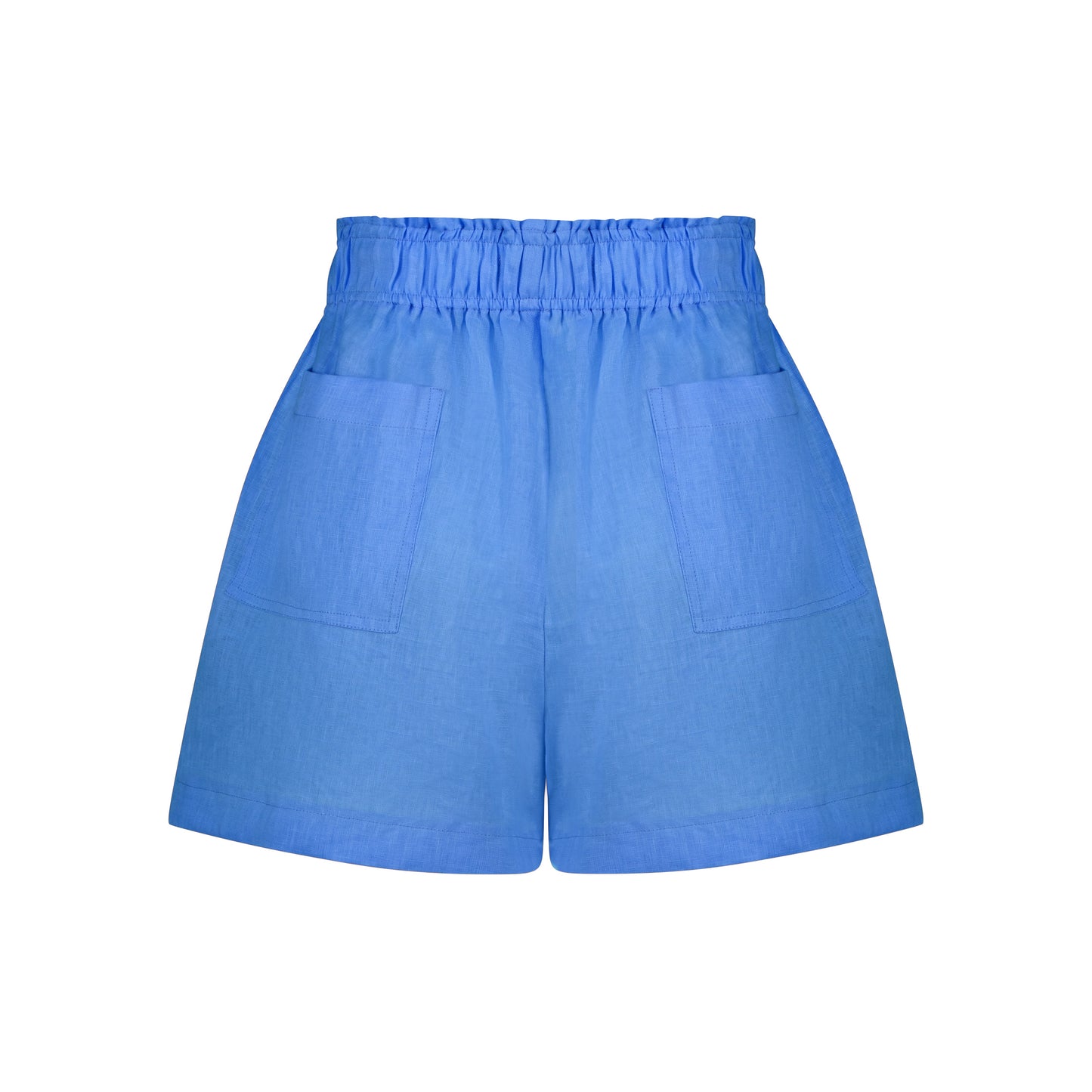 Cozy Linen Shorts - Sky Blue