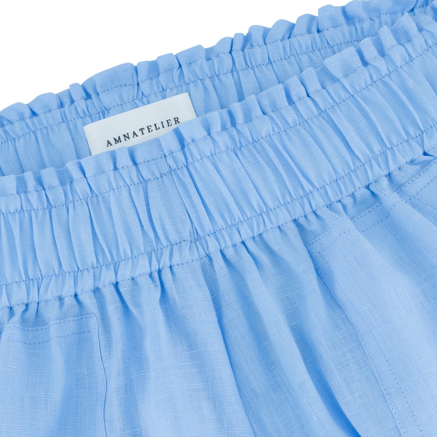 Cozy Linen Shorts - Light Pastel Blue