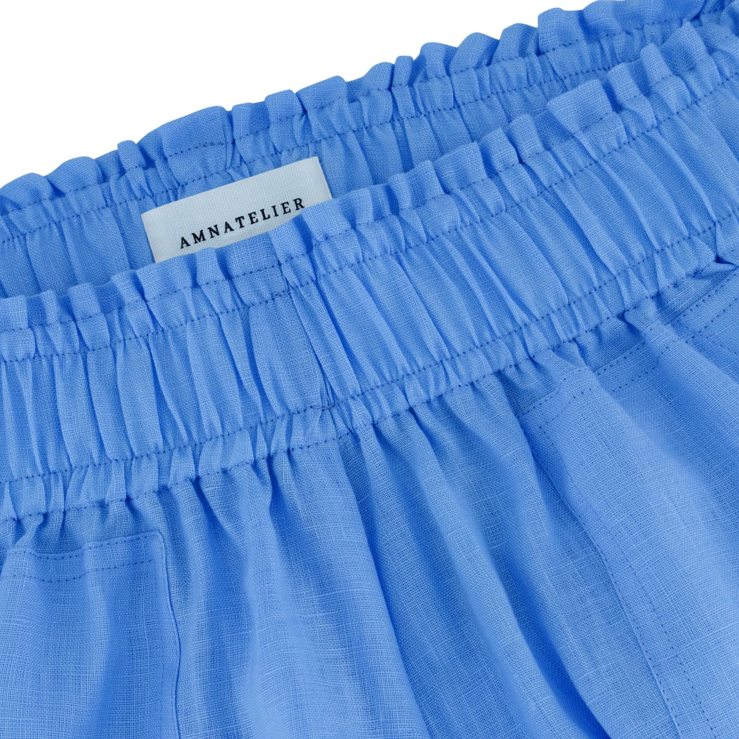 Cozy Linen Shorts - Sky Blue