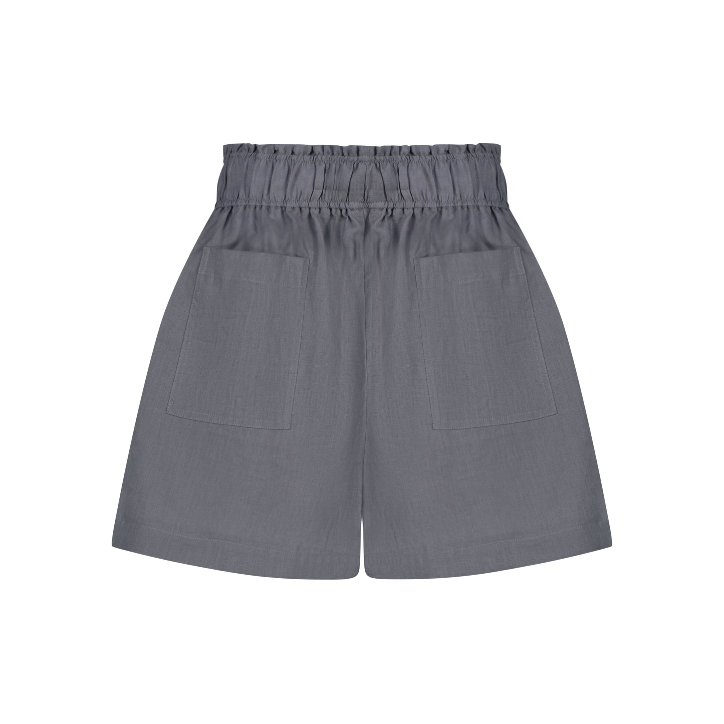 Cozy Linen Shorts - Dove Gray