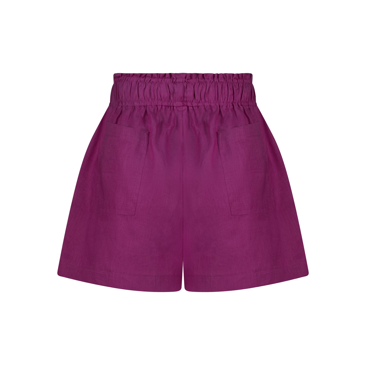 Cozy Linen Shorts - Bouganville