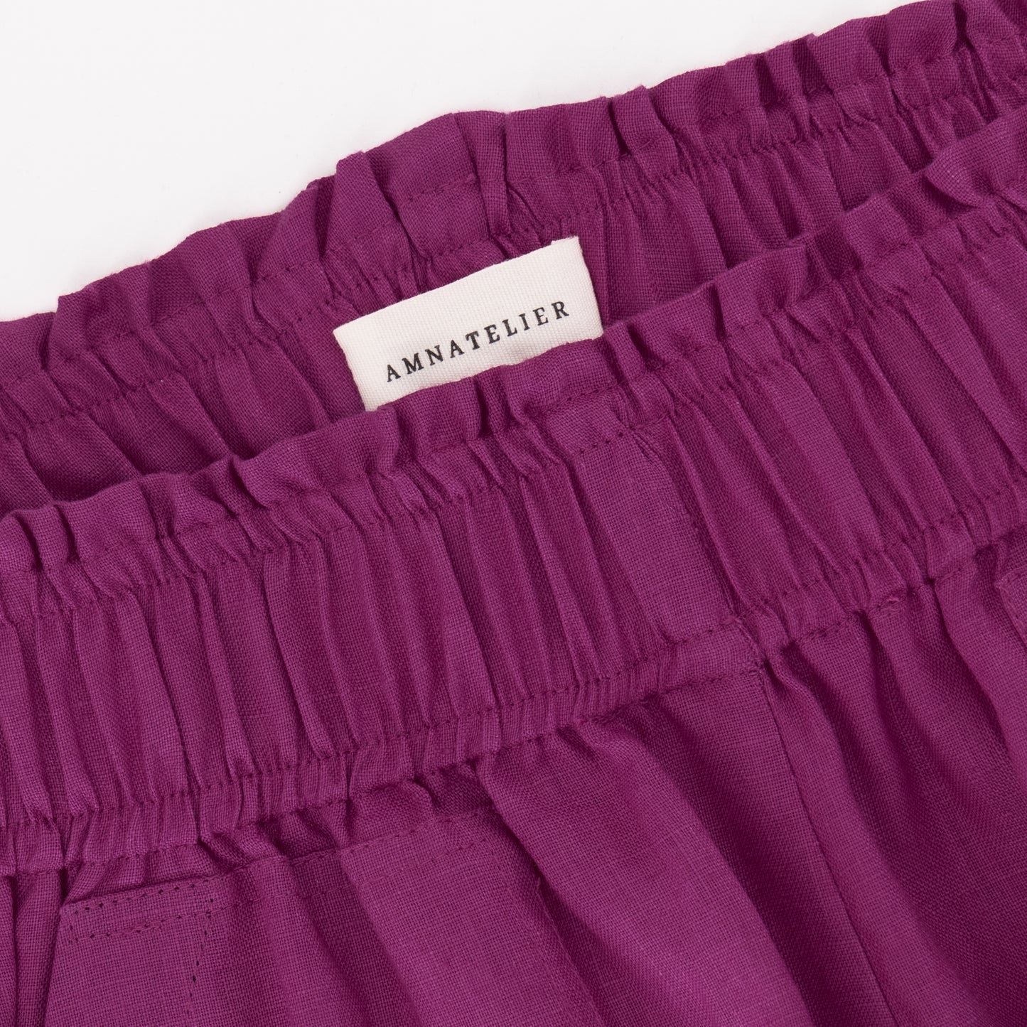 Cozy Linen Shorts - Bouganville