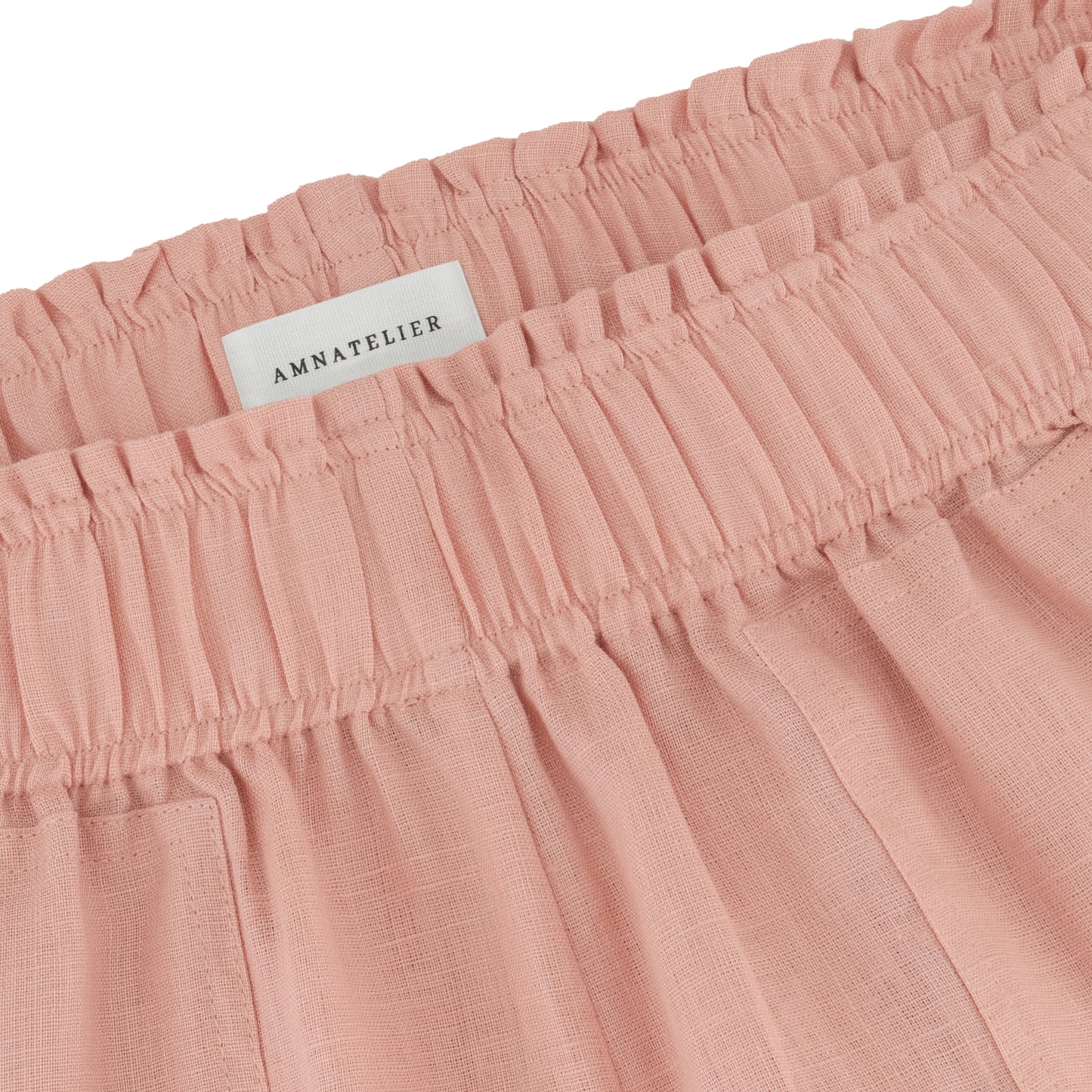 Cozy Linen Shorts - Rose Quartz