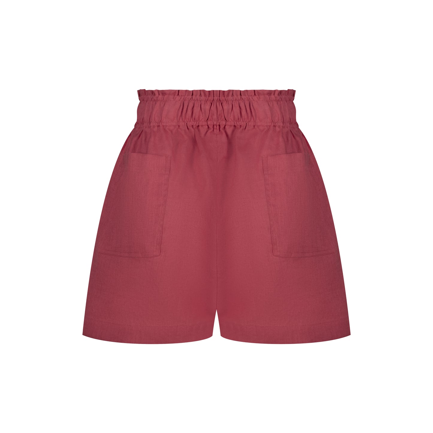 Cozy Linen Shorts - Shy Strawberry