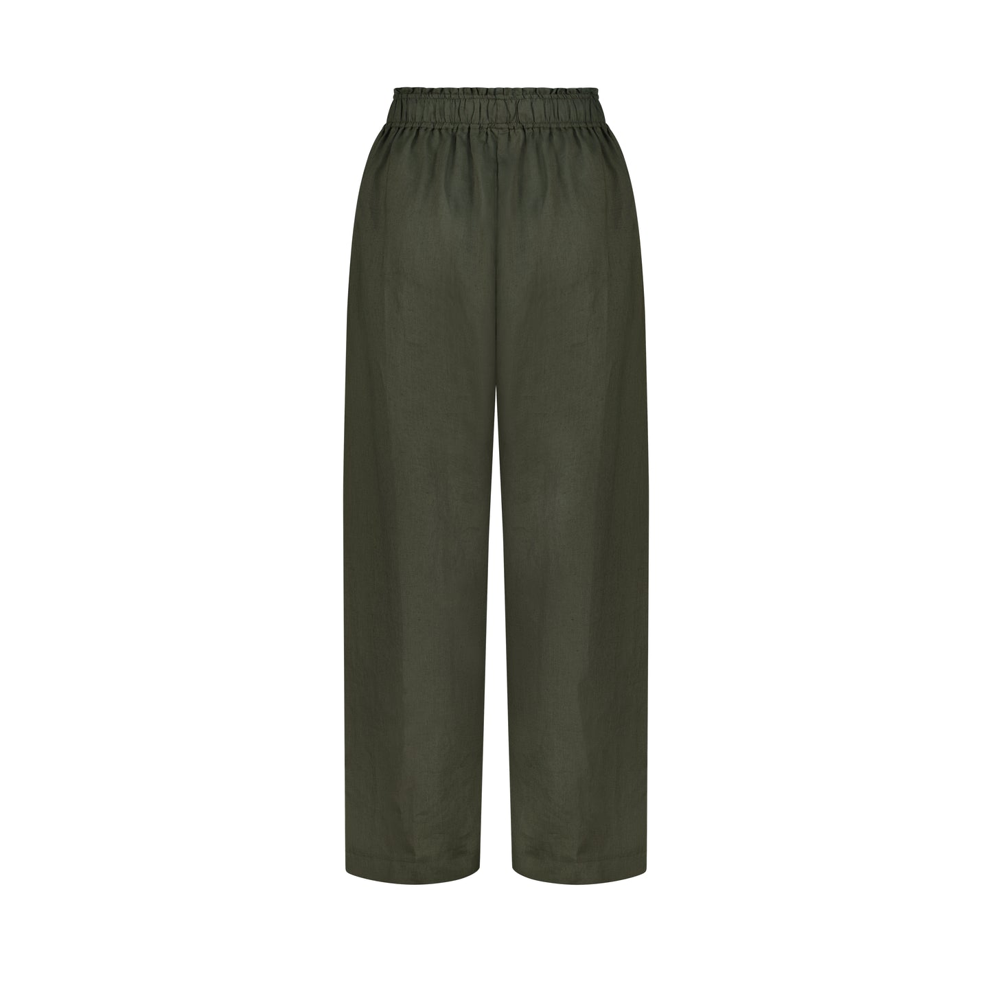 Wide Leg Linen Pants - Sage