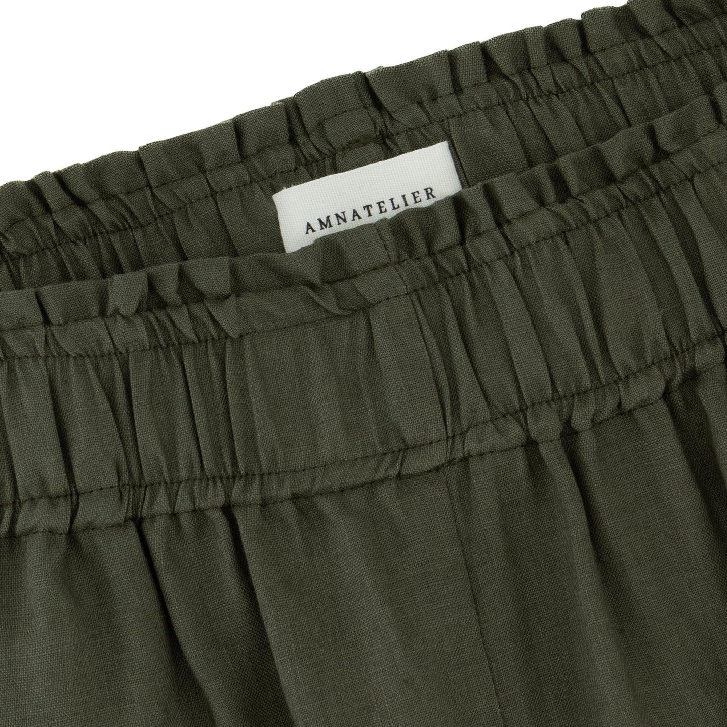 Wide Leg Linen Pants - Sage