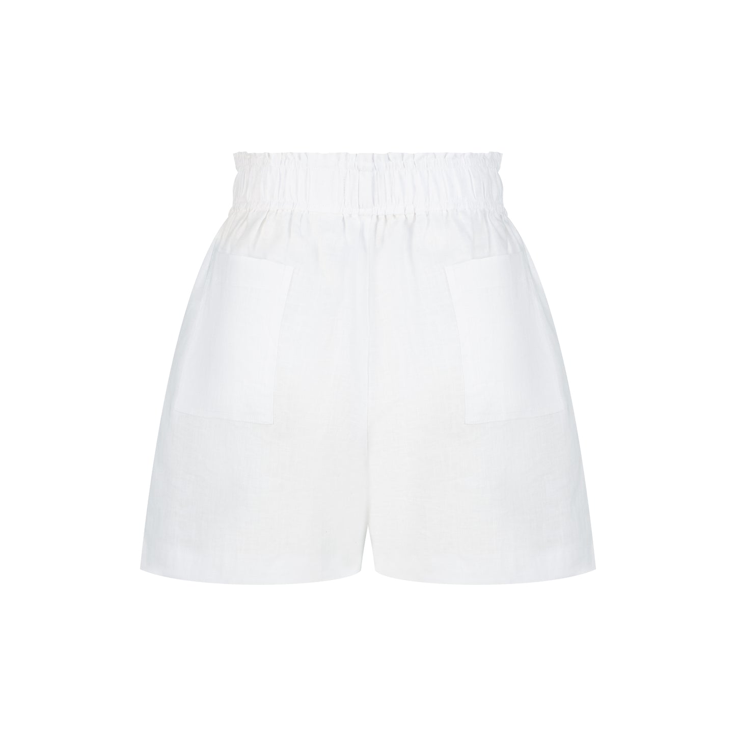 Cozy Linen Shorts - White