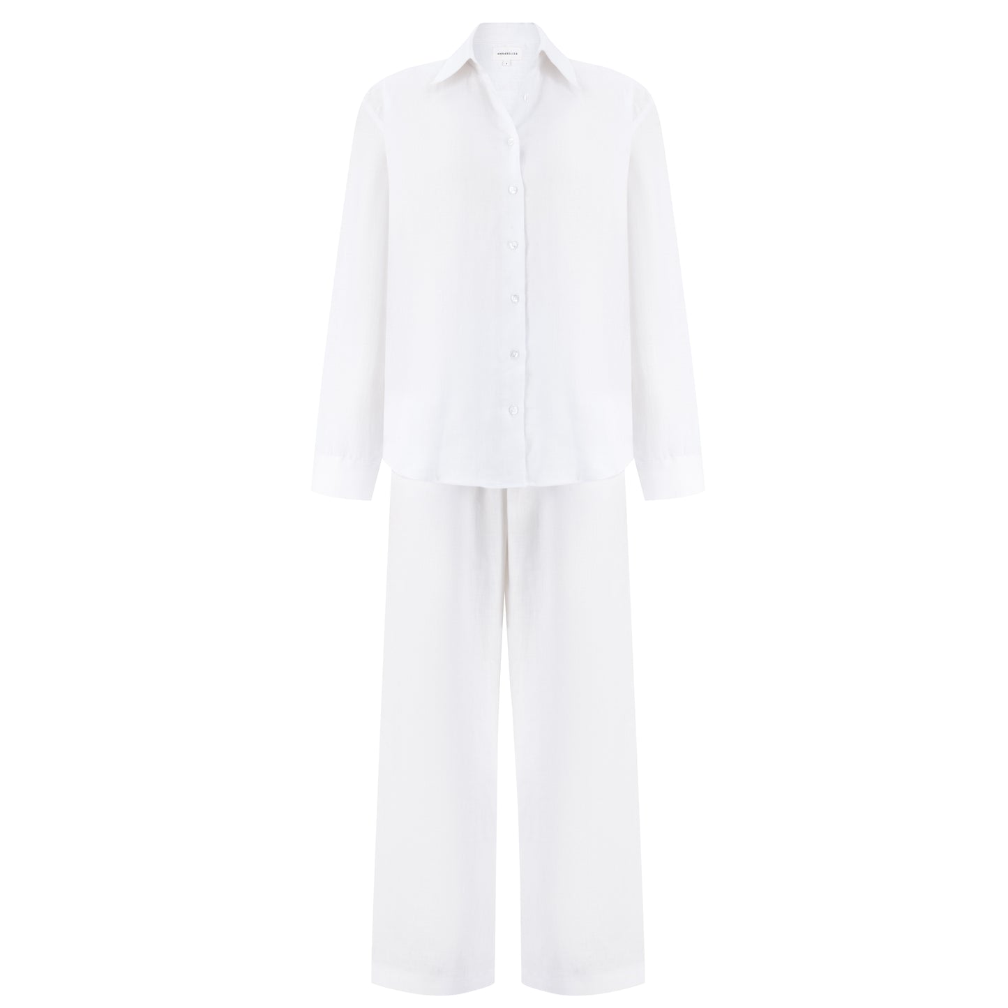 Maxi Linen Shirt - White