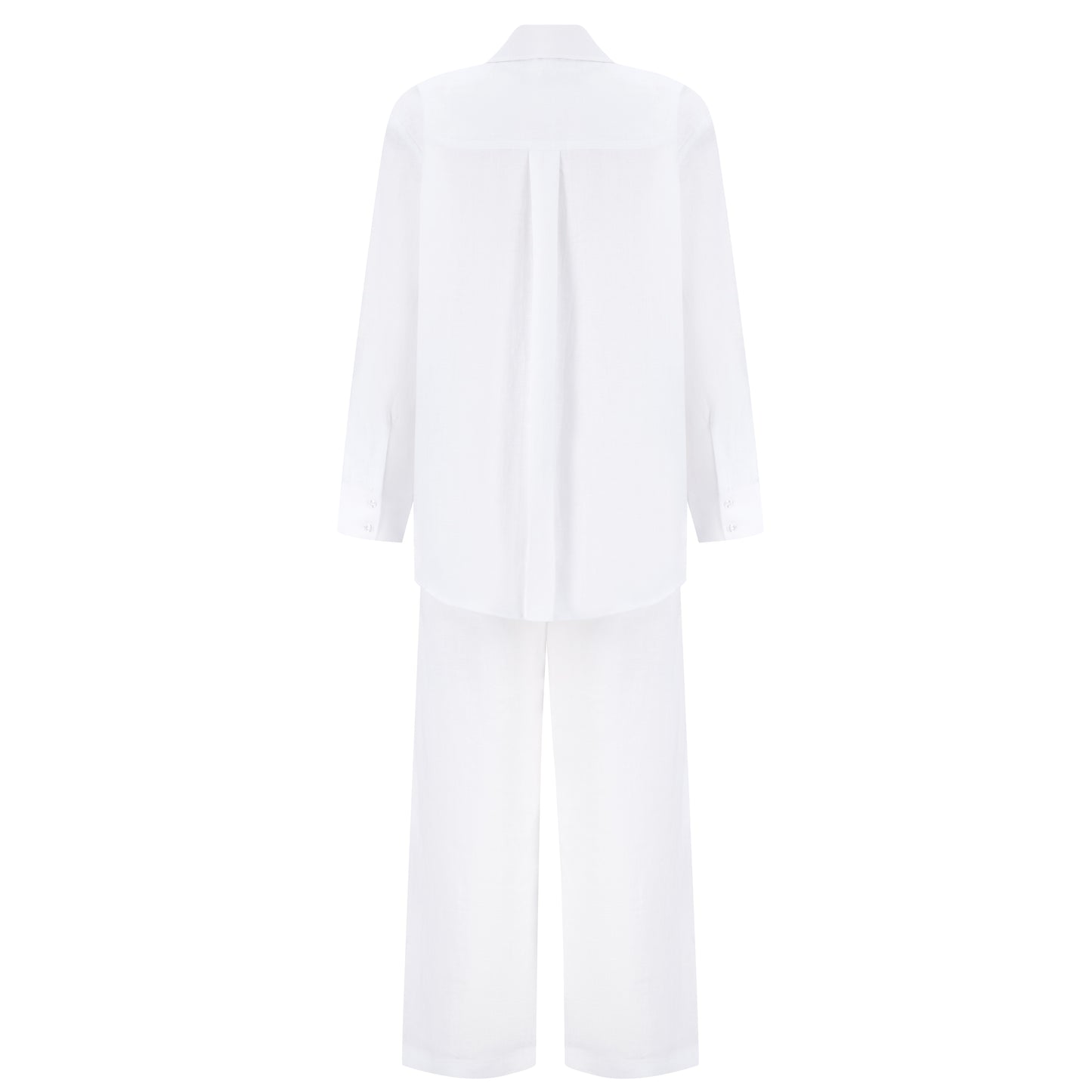 Maxi Linen Shirt - White