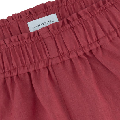 Wide Leg Linen Pants - Shy Strawberry