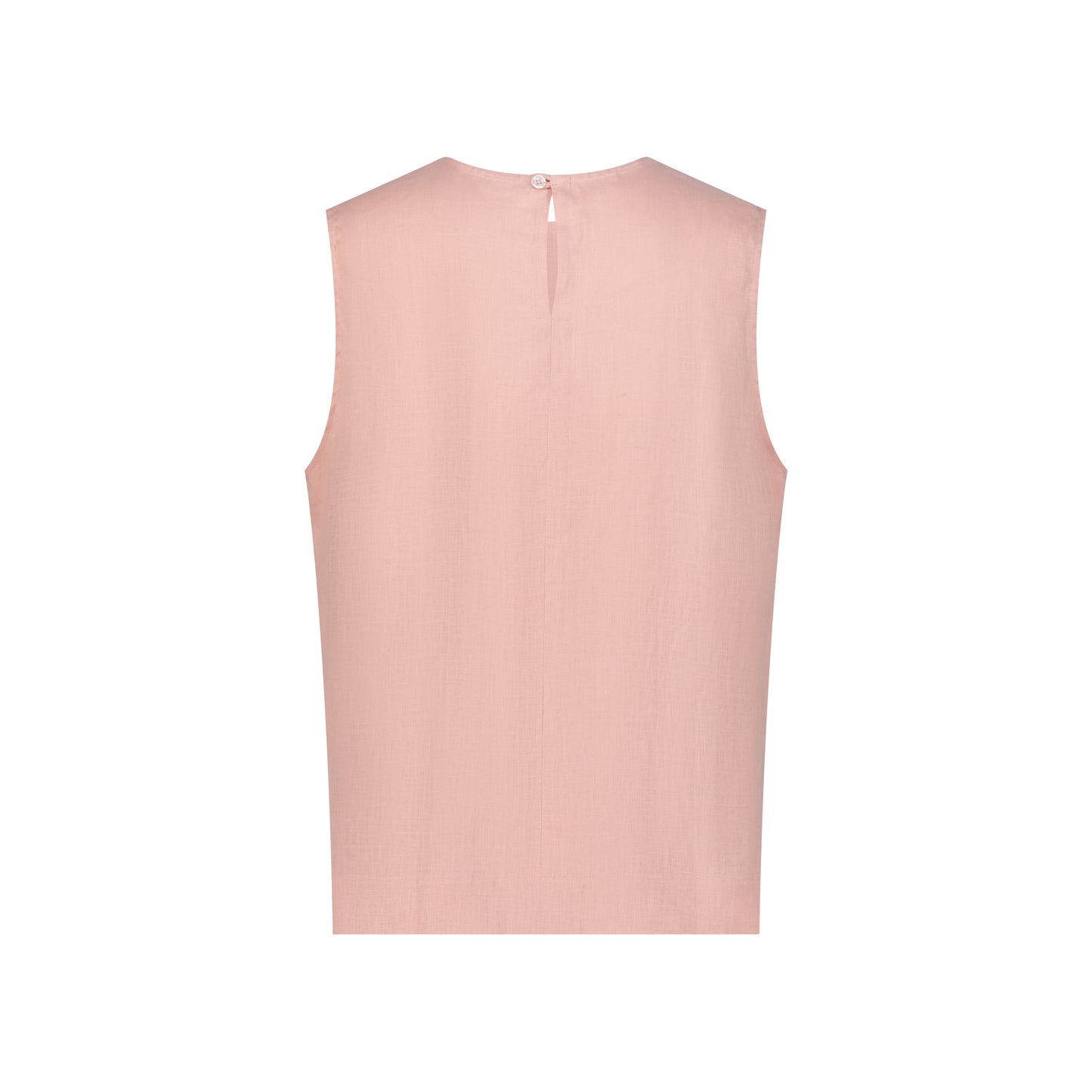 Sleeveless Linen Top - Rose Quartz