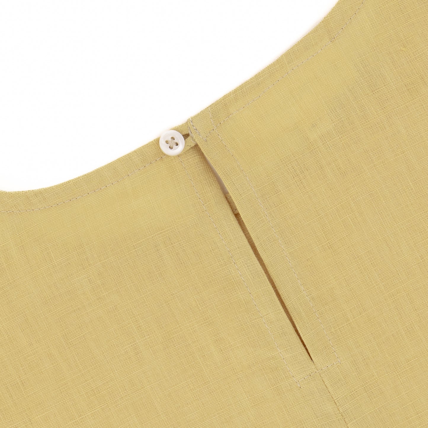 Sleeveless Linen Top - Butter Yellow