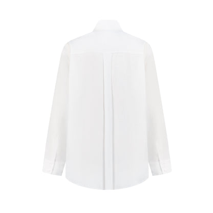 Maxi Linen Shirt - White