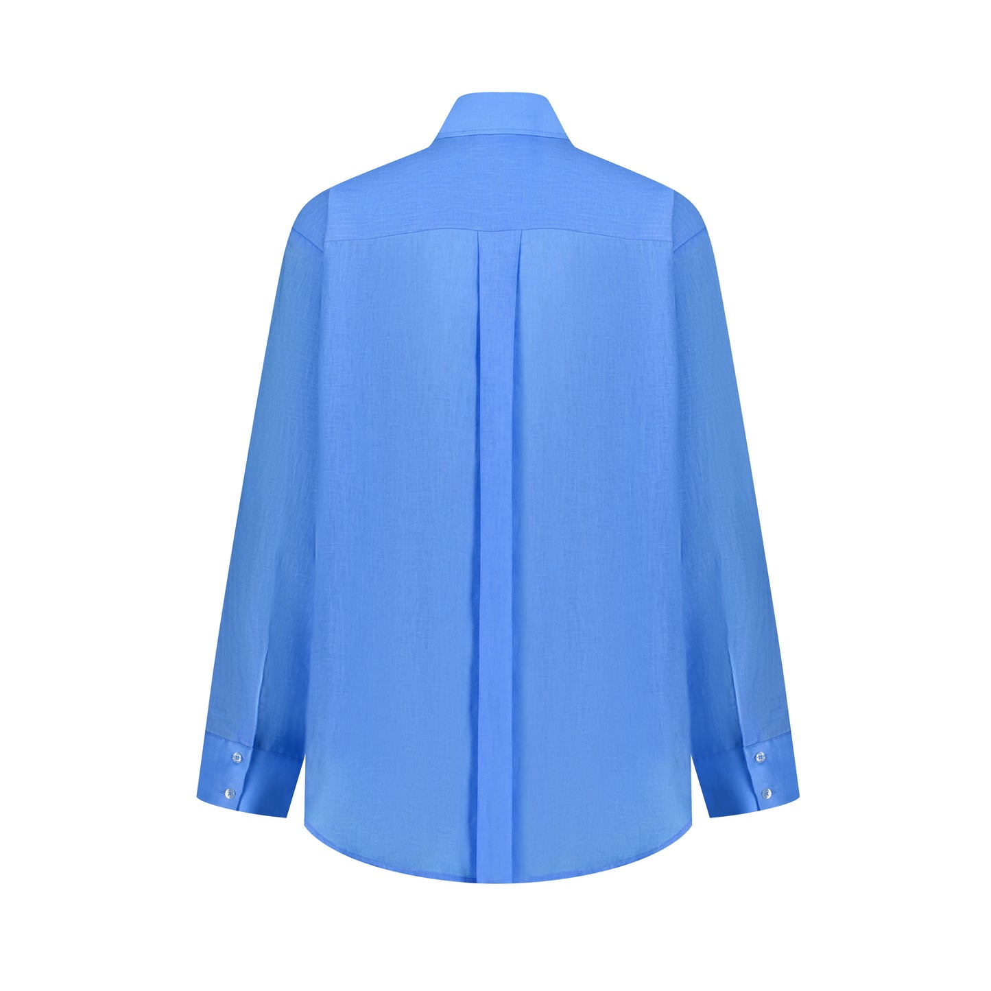 Maxi Linen Shirt - Sky Blue