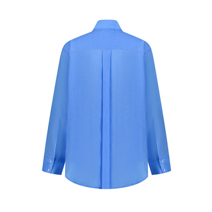 Maxi Linen Shirt - Sky Blue